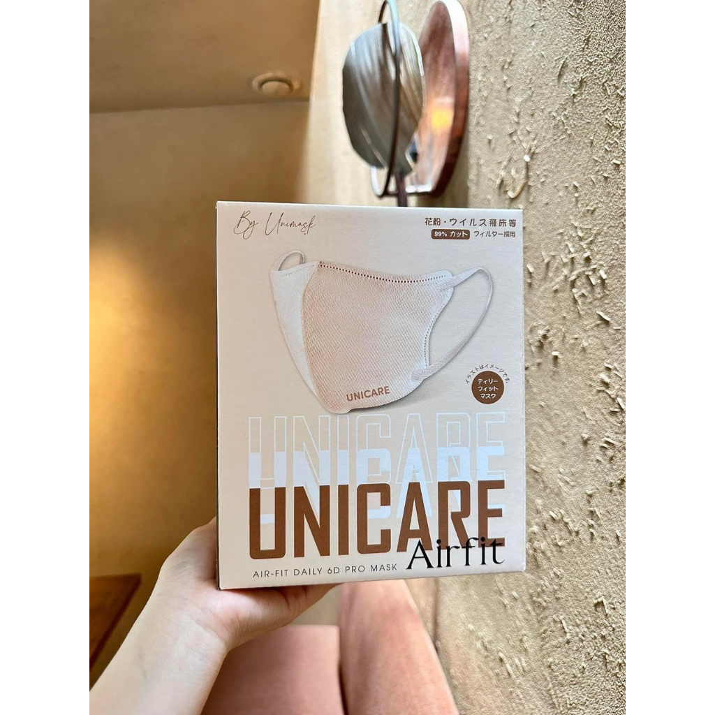Khẩu trang 6D PRO MASK Airfit UNICARE bản cao cấp chính hãng UNI MASK