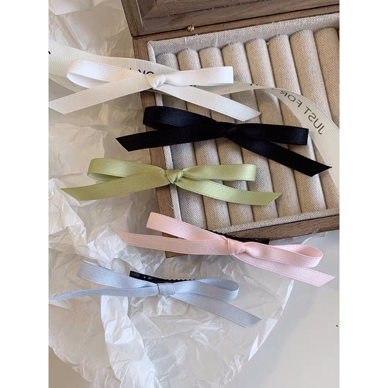 Set 2 kẹp tóc nơ tiểu thư
