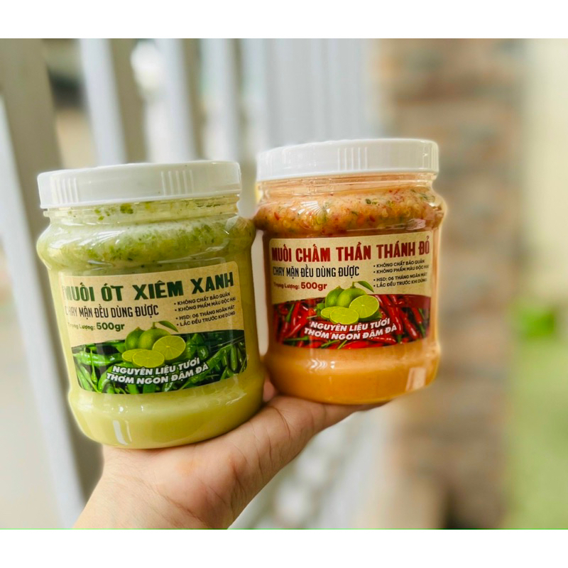 Hủ 500gr MUỐI CHẤM HẢI SẢN