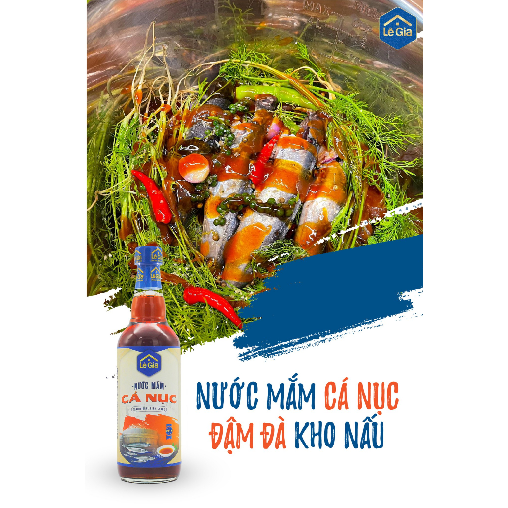 Nước mắm cá nục Lê Gia can 2L