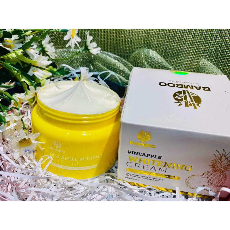 💥Siêu phẩm 2023💥 Kem Body Dứa Bamboo - trắng mịn da, se khít lcl