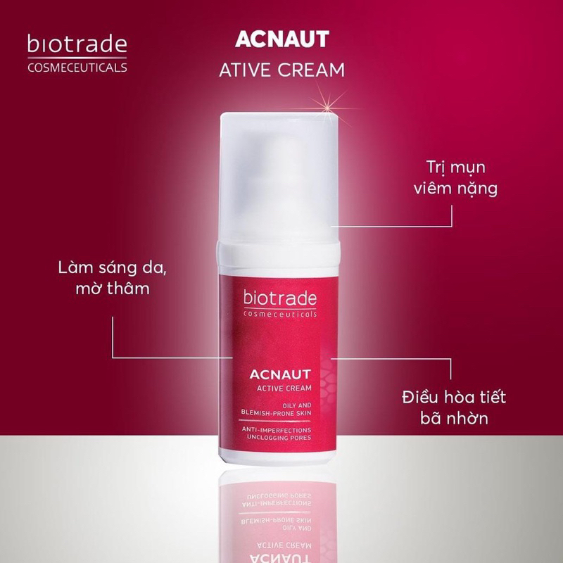 Kem chấm mụn Acnaut Active Cream 5ml-30ml
