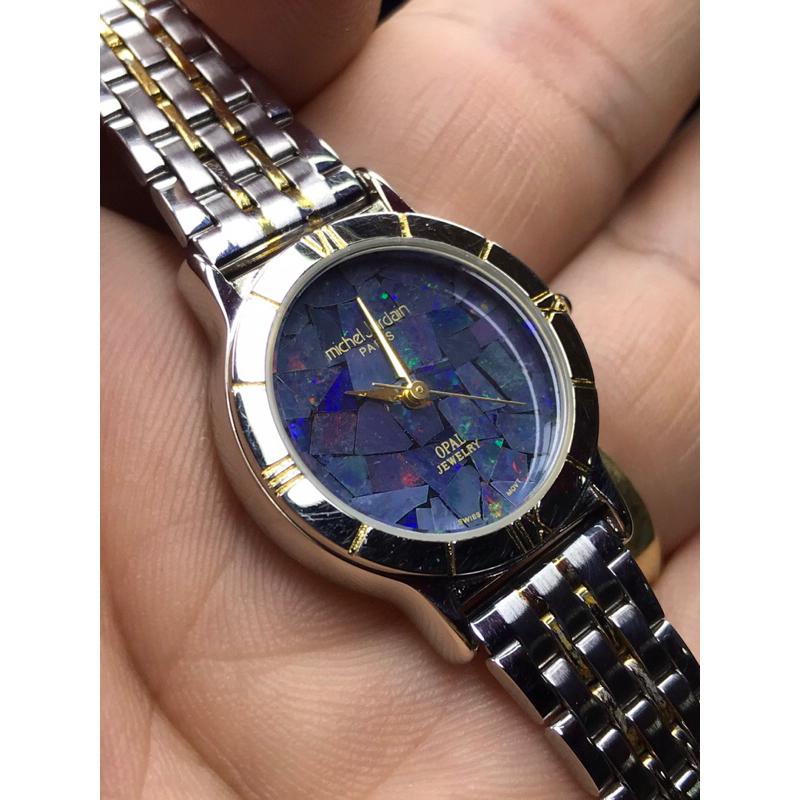 🥰Đồng hồ Si Nữ Đá Opal hiệu Michel Jourdan Pháp🇫🇷. Hàng đã qua sử dụng