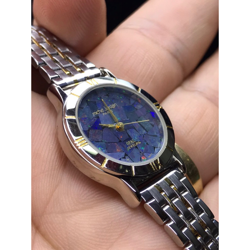 🥰Đồng hồ Si Nữ Đá Opal hiệu Michel Jourdan Pháp🇫🇷. Hàng đã qua sử dụng
