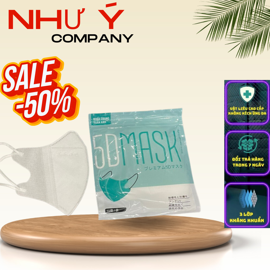 Khẩu trang , khẩu trang 5d thùng 100 chiếc, khẩu trang chống tia uv  , khẩu trang 5d đen