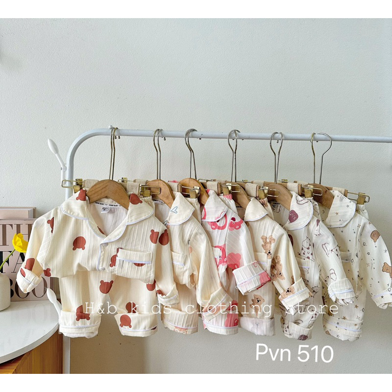 Pijama cho các bé chất xốp hàng đẹp 8-20kg