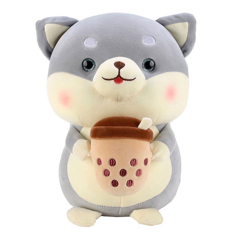 Gấu Bông, Thú Nhồi Bông Chú Chó Shiba Dễ Thương