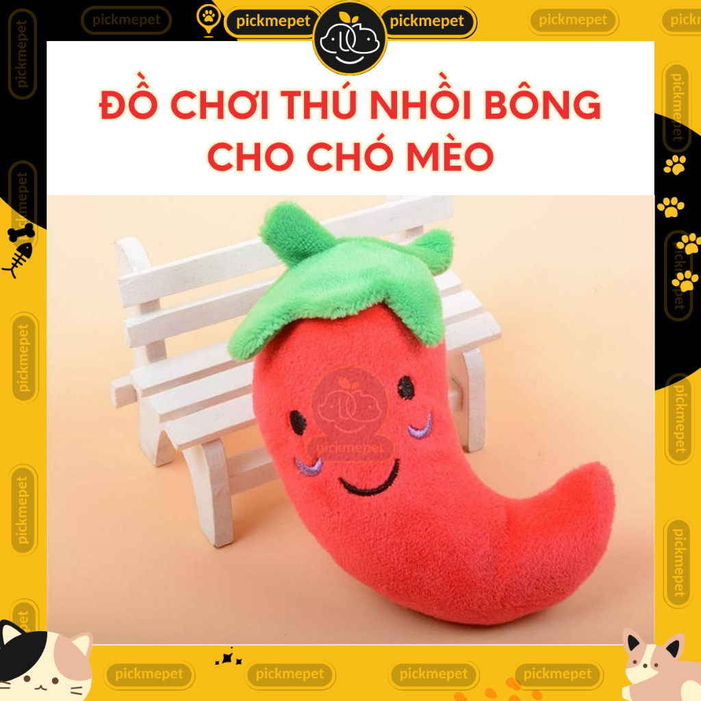 Đồ Chơi Thú Nhồi Bông Vui Nhộn cho Chó Mèo