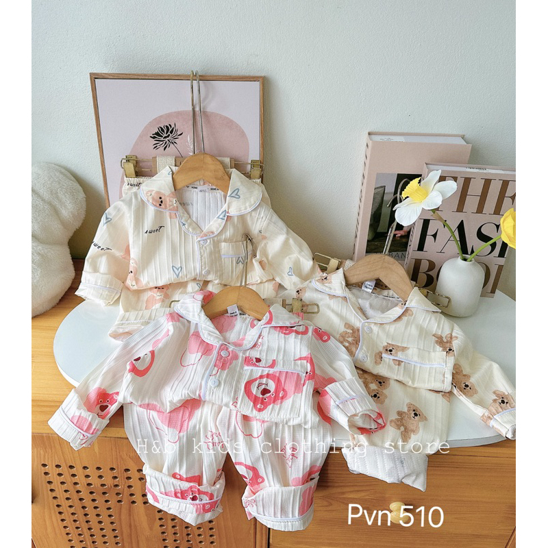 Pijama cho các bé chất xốp hàng đẹp 8-20kg