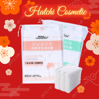 Bông tẩy trang 222 miếng Lameila