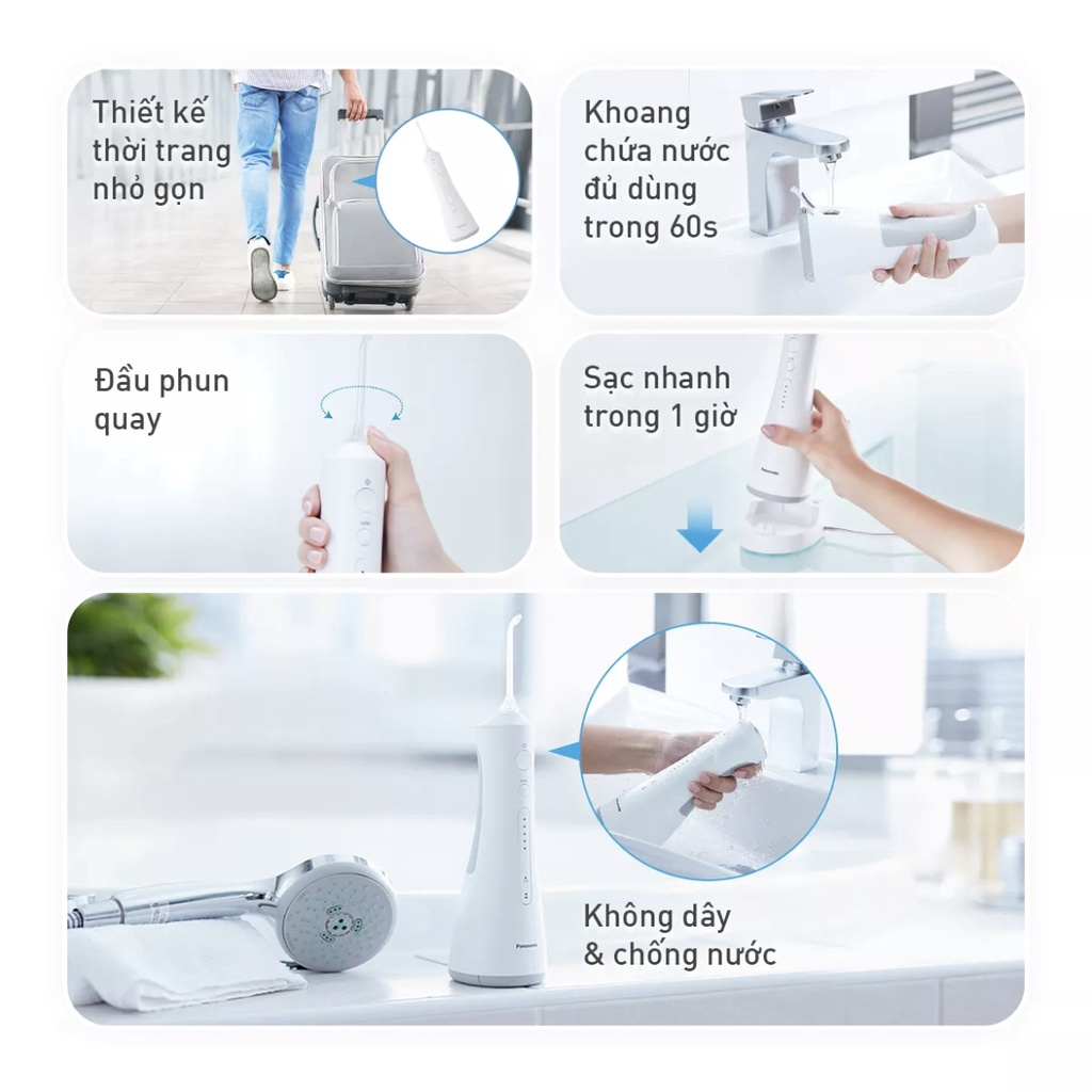 Máy Tăm Nước Panasonic EW1513W451 - Hàng Chính Hãng