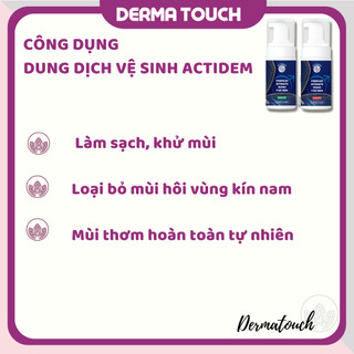 Dung dịch vệ sinh dạng bọt dành cho nam Actidem