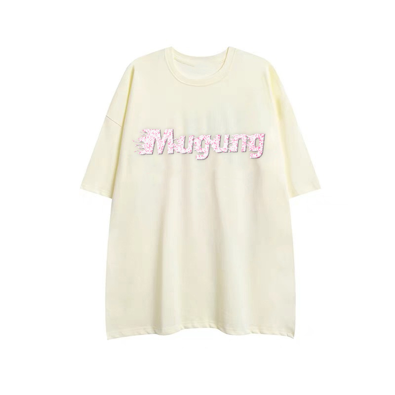 Áo Thun Nam Nữ Form Rộng Mugung In Nổi 2 Mặt 100% Cotton M118