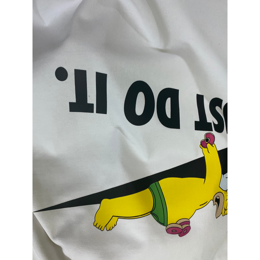 Áo Thun Nam Nữ Hình Simpsons Just Do It Thể Thao Năng Động Form Rộng Chất Vải Cotton Co Giãn Thoáng Mát Mềm Mịn