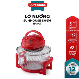 Lò nướng thuỷ tinh 12l sunhouse sh416