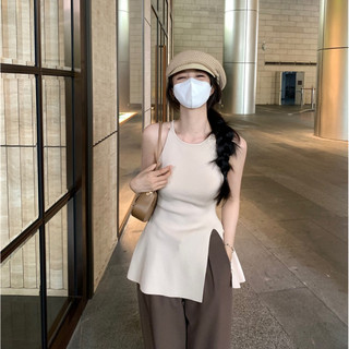 Áo len mongtoghi cổ yếm xẻ tà hàng quảng châu siêu xinh