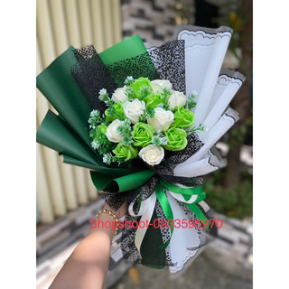 Bó HOA SÁP XANH LÁ 15 BÔNG SIÊU TO