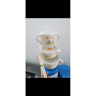 Bộ bát đũa thìa dĩa lúa mạch