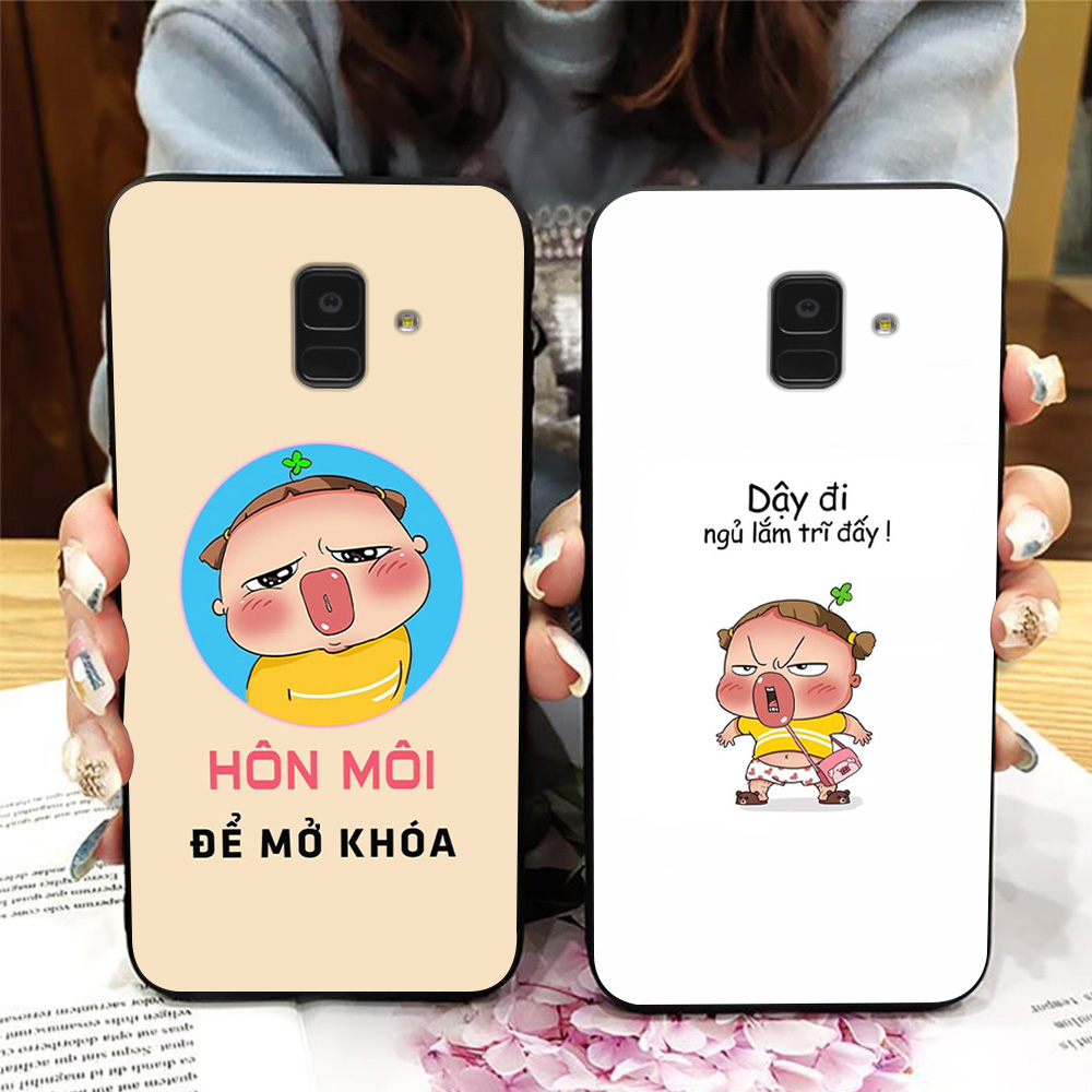 Ốp lưng Samsung a6 2018 / ss a6 plus / ss j8 in hình ngộ nghĩnh dễ thương