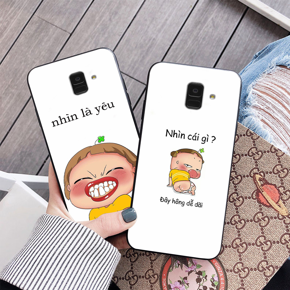 Ốp lưng Samsung a6 2018 / ss a6 plus / ss j8 in hình ngộ nghĩnh dễ thương