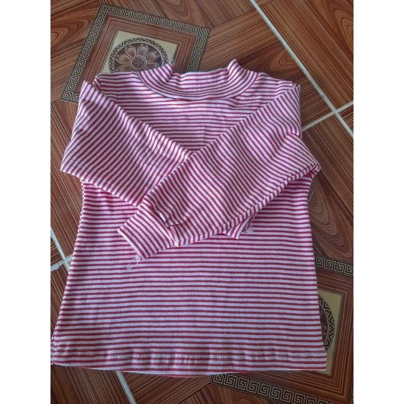 Sét 5 Áo Cotton Cao Cổ Cho Bé Trai Bé Gái 8-18kg