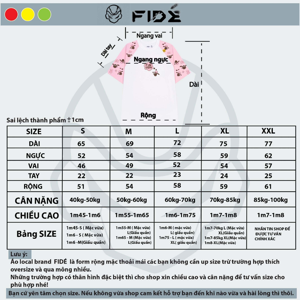 Áo thun FIDE phông unisex nam nữ form rộng ulzzang RAGLAN 10