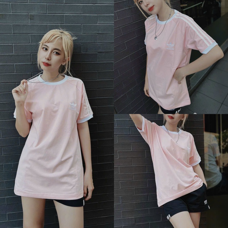 | ẢNH TỰ CHỤP MÀU NEW | Áo thun adida. s CLFN logo thêu Size S M L Hàng Sẵn