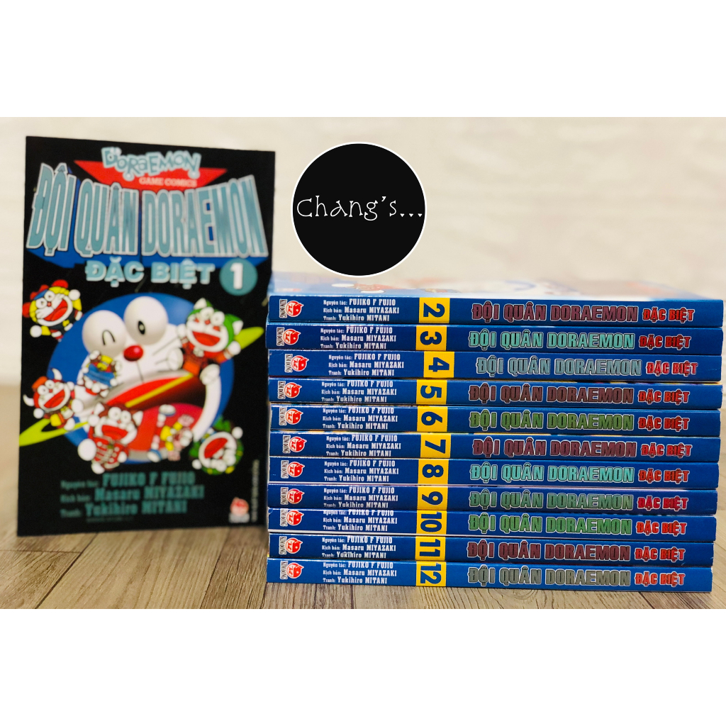 Hình dán Đội quân Doraemon đặc biệt trọn bộ 12 tập - Mới 100%