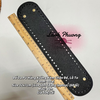Đế Túi Da Pu Oval 32x7cm