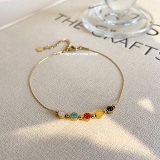Lắc tay nữ titan Color smile bi