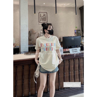 Áo Phông GC Exquisite Thun Cộc Tay Dáng Rộng Giấu Quần Freesize