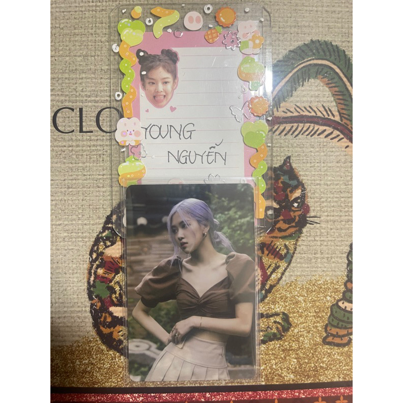 CARD ROSÉ BLACKPINK