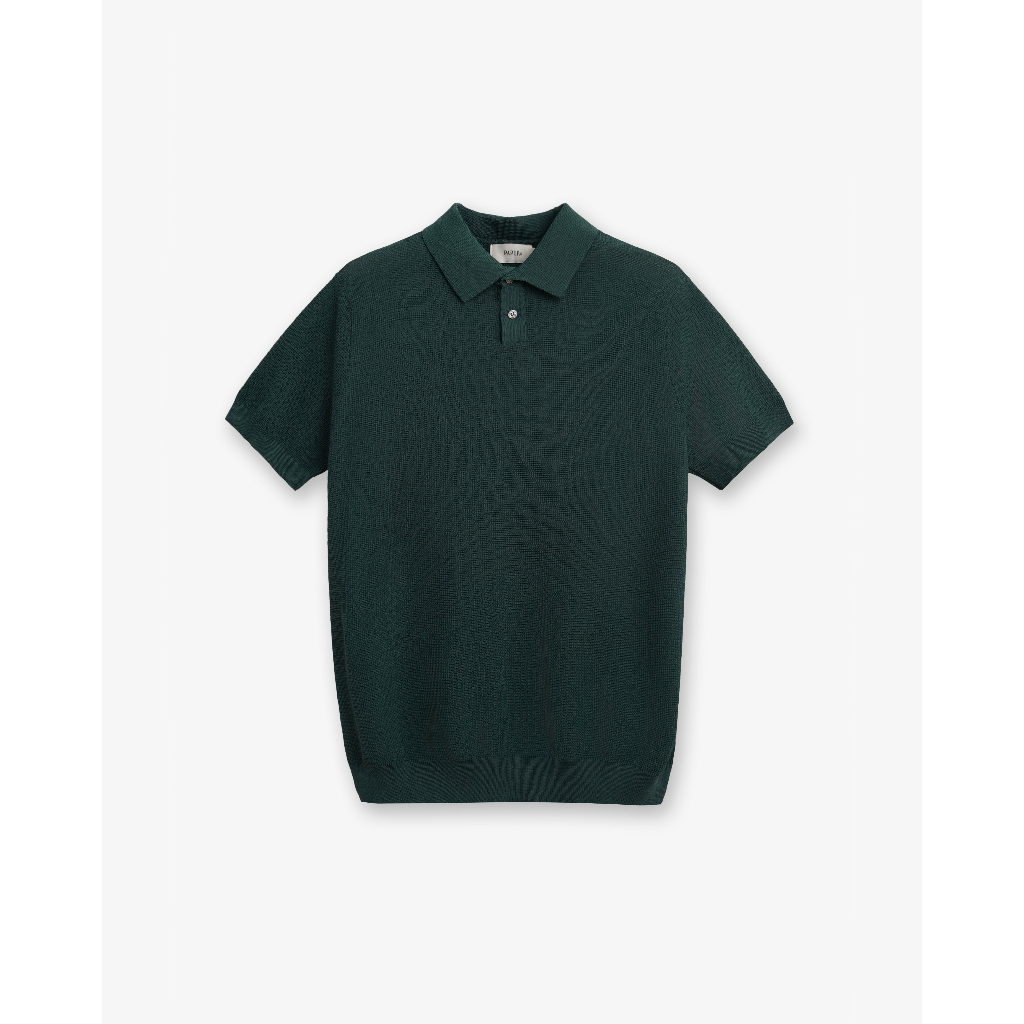 [PAPER STUDIO] Áo thun polo nam len soft trơn cổ bẻ tay ngắn basic