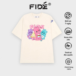 Áo thun GẤU CARE FIDE phông trơn nam nữ cổ tròn FIDE CARE BEAR 03
