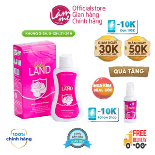 Dung dịch vệ sinh phụ nữ Ladyland, dung dịch vệ sinh giúp ngăn ngừa và chống nhiễm khuẩn phụ khoa chai 100ml