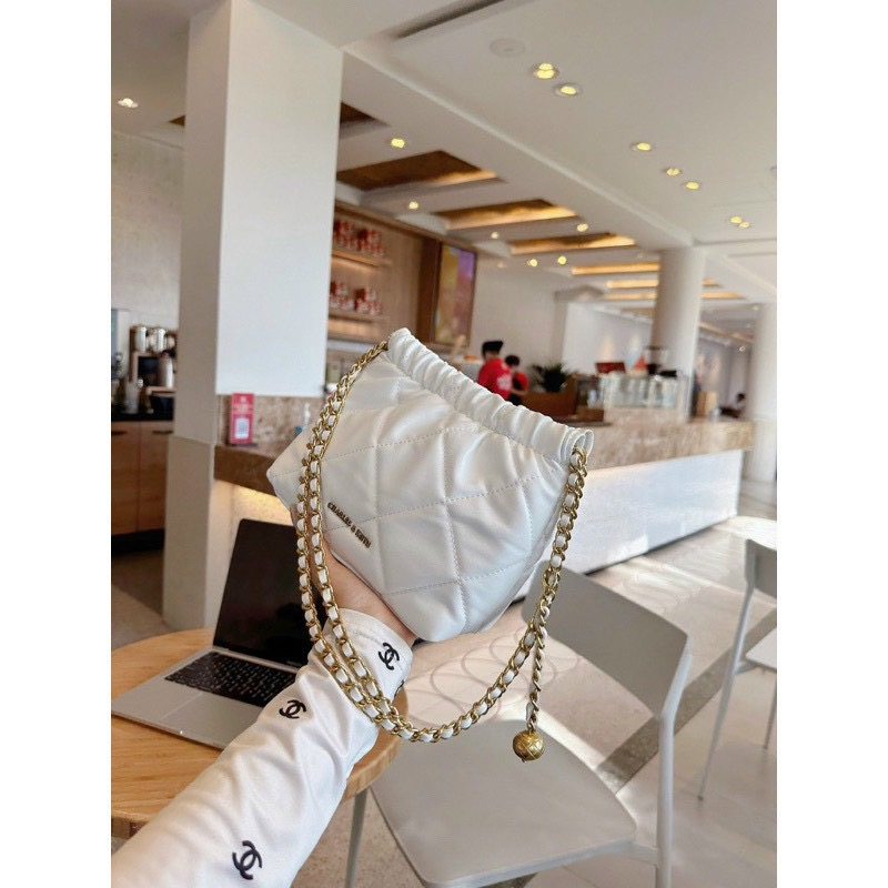 Túi xách thời trang nữ dây rút CNK da mềm