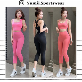 Quần 9 tấc thể thao tập gym yoga nữ - quần lửng 9 tấc thể thao f.21 dáng ôm body, chất thun polly mềm, co dãn