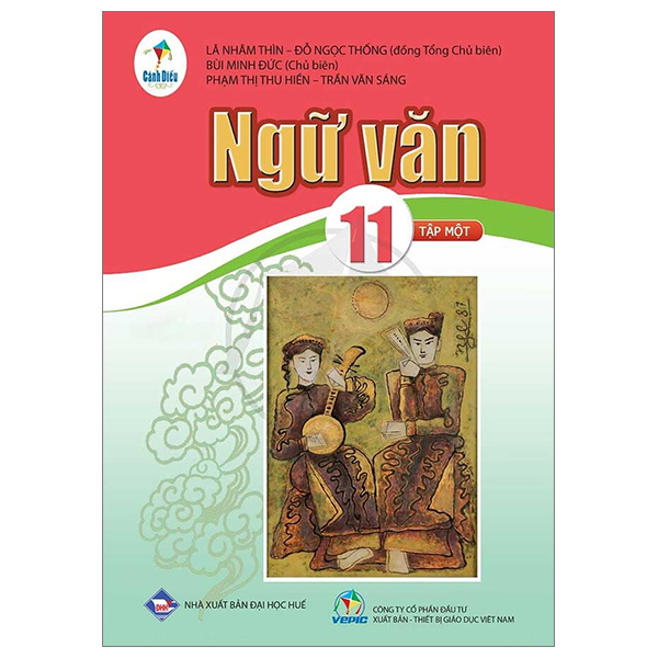 Sách - Ngữ Văn Lớp 11 Tập 1 - Cánh diều Kèm 1 set Bọc vở Giấy Ô ly A5/B5/SGK 19,5x27,5cm 10 tờ