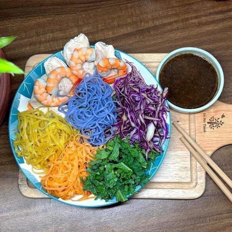 1 KG MỲ CHŨ RAU CỦ NGŨ SẮC
