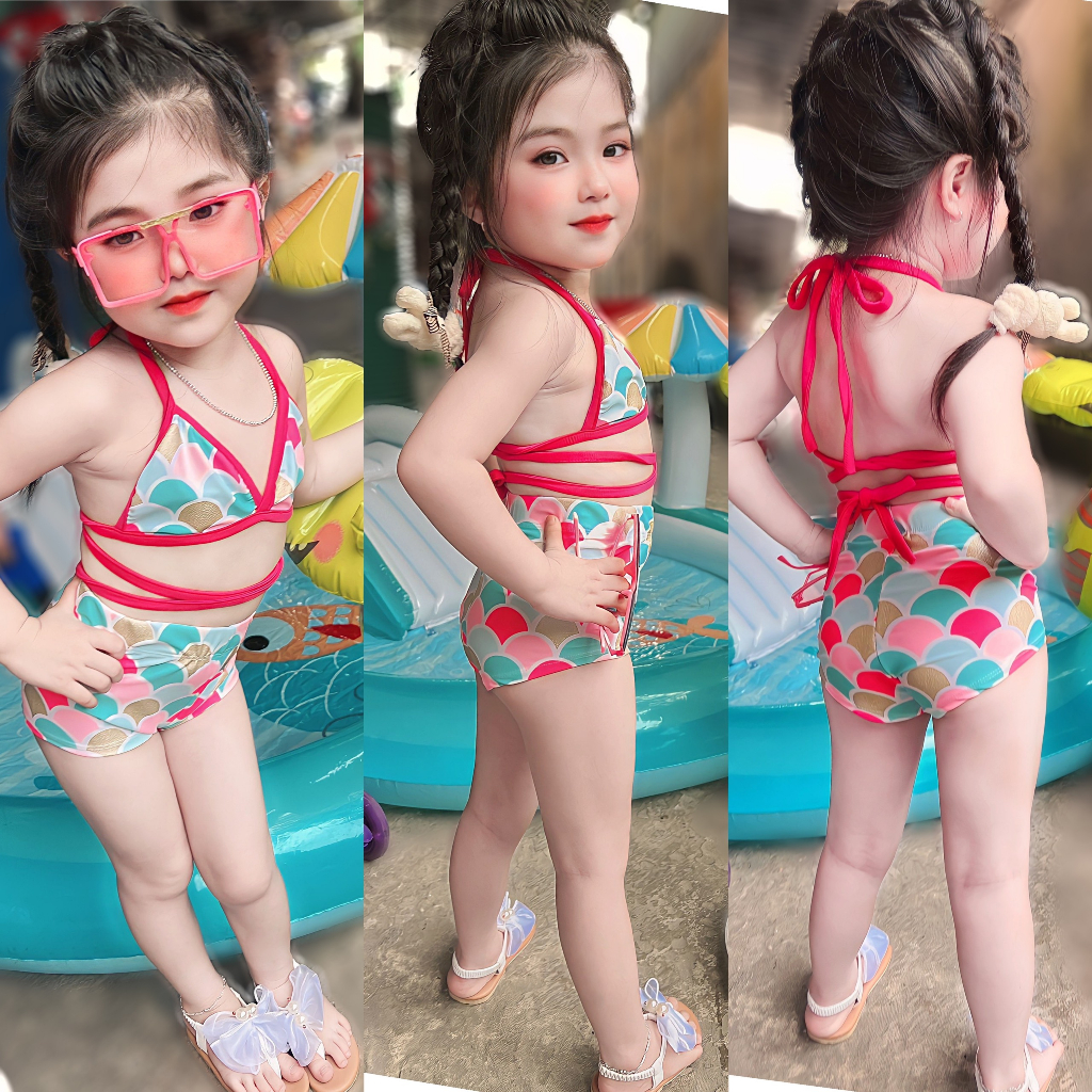 Bikini đi biển cho bé