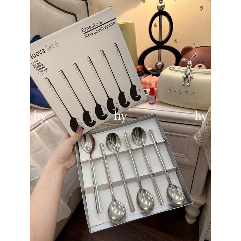 SÉT 2 HỘP 12 THÌA WMF NUOVA INOX 304