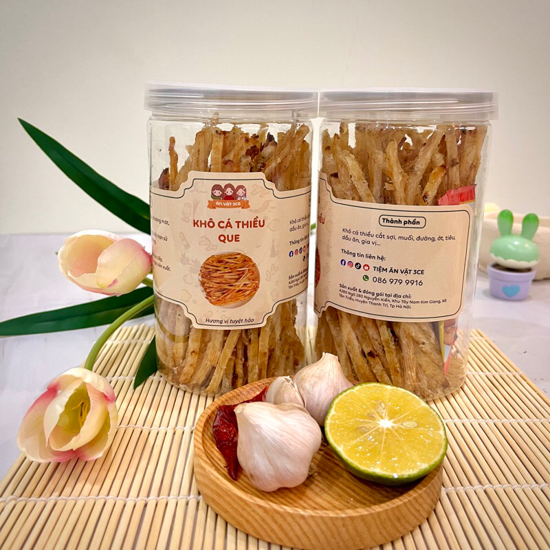 KHÔ CÁ THIỂU QUE 3CE - Hũ 250g