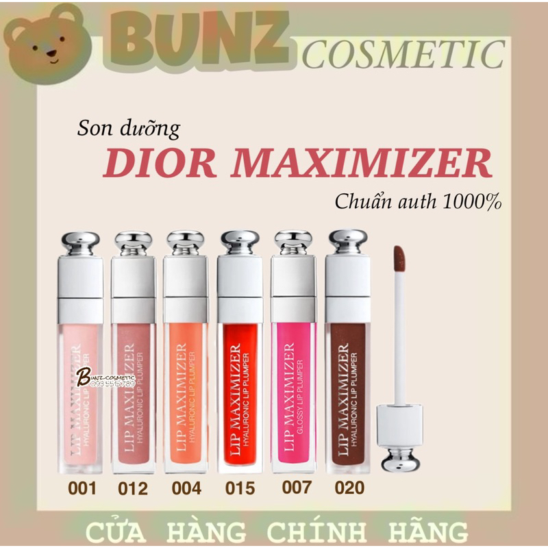 Son dưỡng Dior Addict Lip Maximizer 012 020 015 004 unbox