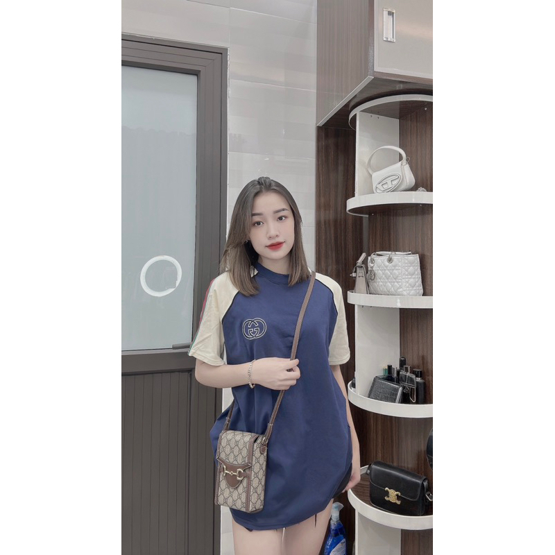 Áo phông GG viền tay