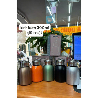 Bình bom đựng nước giữ nhiệt mini 300ml fashion