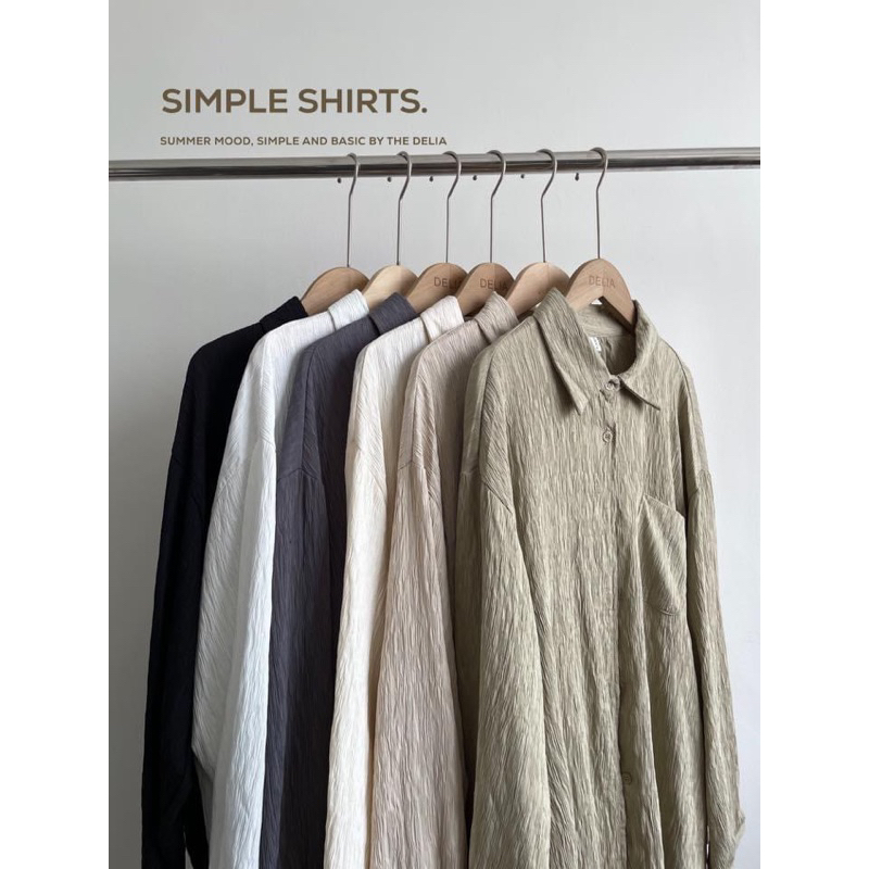 6107 ÁO SƠ MI DÀI TAY CỔ ĐỨC DẬP VÂN