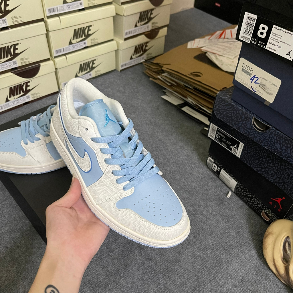 Giày Sneaker Jordan Low ICE Blue LikeAuth