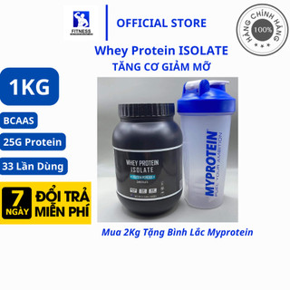  [ CHÍNH HÃNG } 1KG WHEY PROTEIN ISOLATE - Bổ sung protein, ít calories, ít béo, tăng cơ