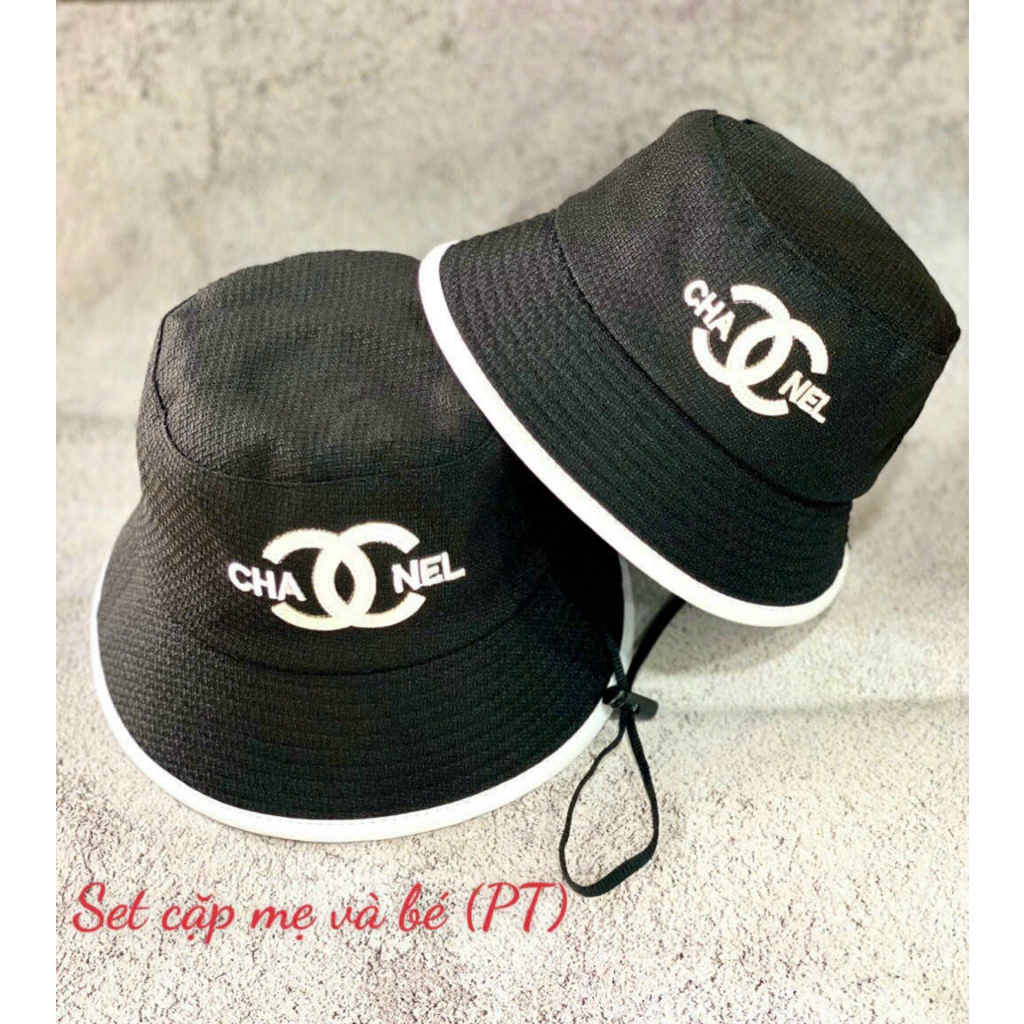 Mũ bucket hai size cho mẹ và bé CC siêu sang chảnh, M146