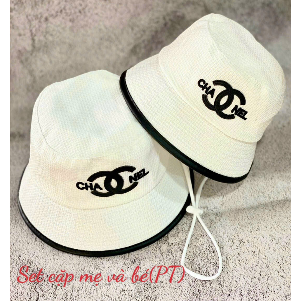 Mũ bucket hai size cho mẹ và bé CC siêu sang chảnh, M146